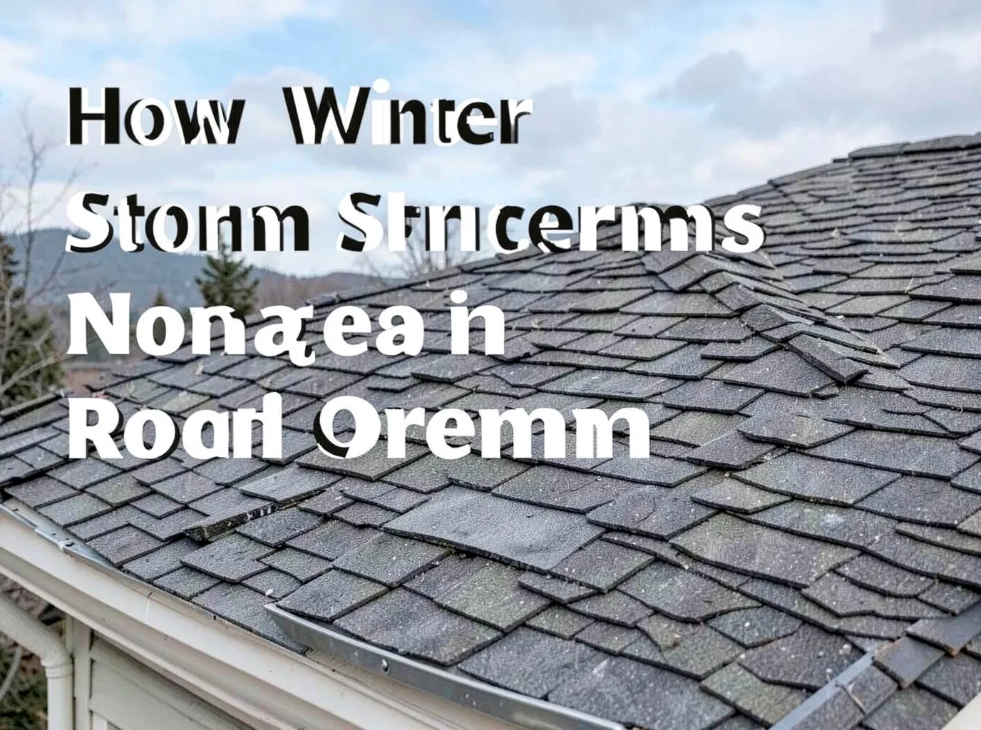 How Winter Storms Damage Roofs in Orem